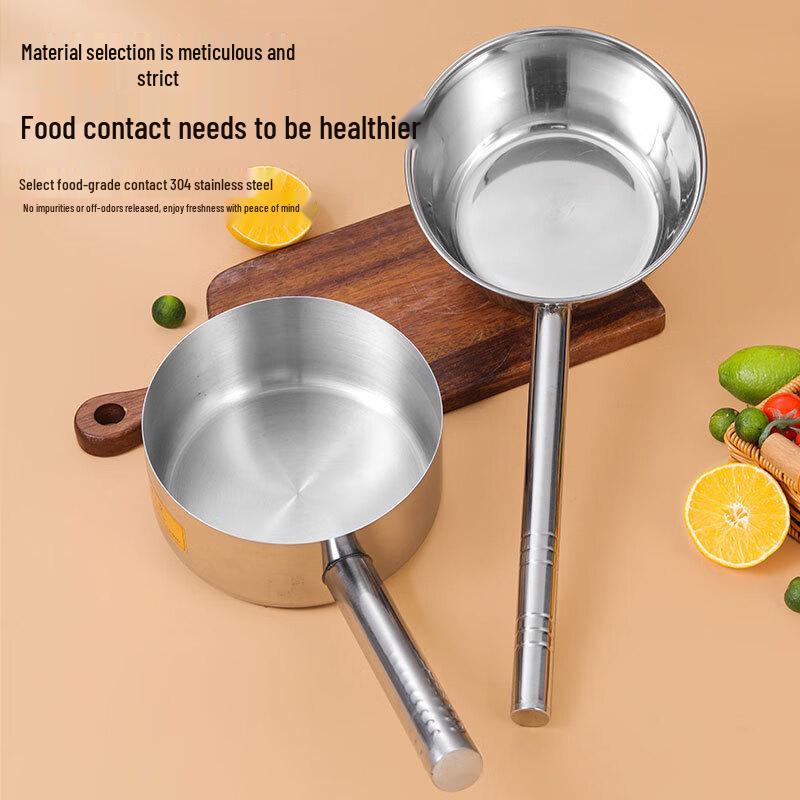 Extra Thick 304 Stainless Steel Long Handle Water Ladle