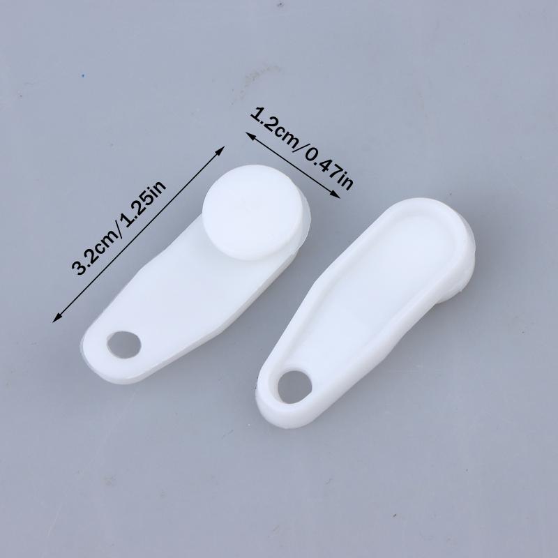 50 ks Plastové klipy na záclonovou lištu Snadné použití Odolné Bílé háčky na záclonovou lištu Multifunkční háčky na závěsy Ložnice