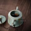 210ml Chinese Ceramic Tianqing Ru Kiln Tea Pot Household Ball Hole Filter Pot Single Tea Maker