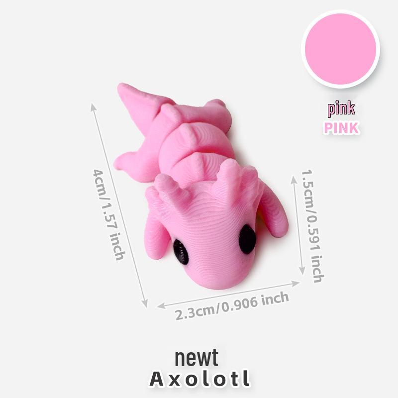 Colorful 3D Printed Small Animal Toys - Simulation Animal Models for Micro-Landscape Decoration