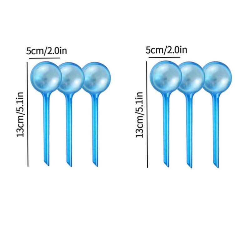 3/6pcs Automatic Plant Water Feeder Plant Watering Bulbs Round Self-Watering Globes Flowerpot Drip Irrigation Device