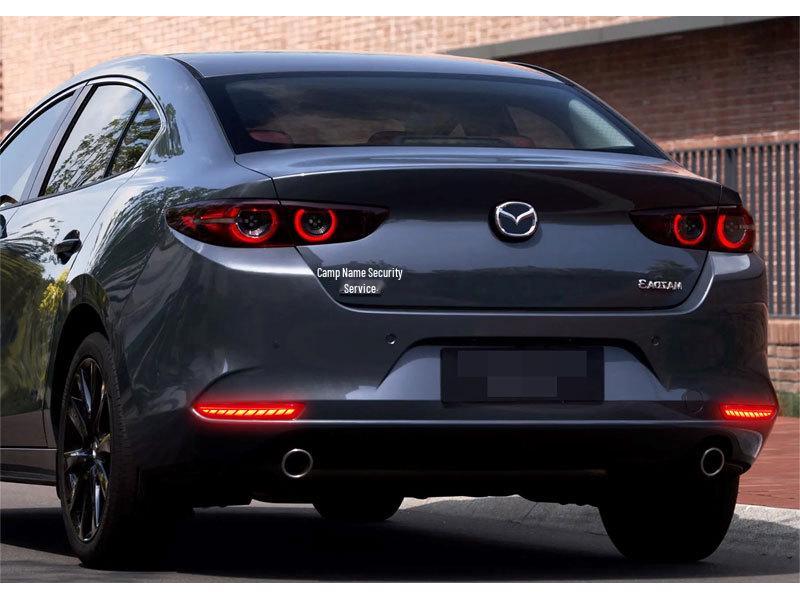 Retrofit LED Sequential Turn & Brake Lights for 2020-2025 Mazda 3 Axela Rear Bumper