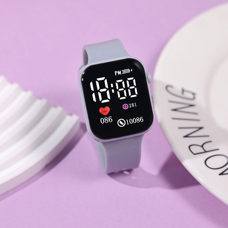 Compact Trendy Women's Tech Watch - Minimalist Design for Students and Parties