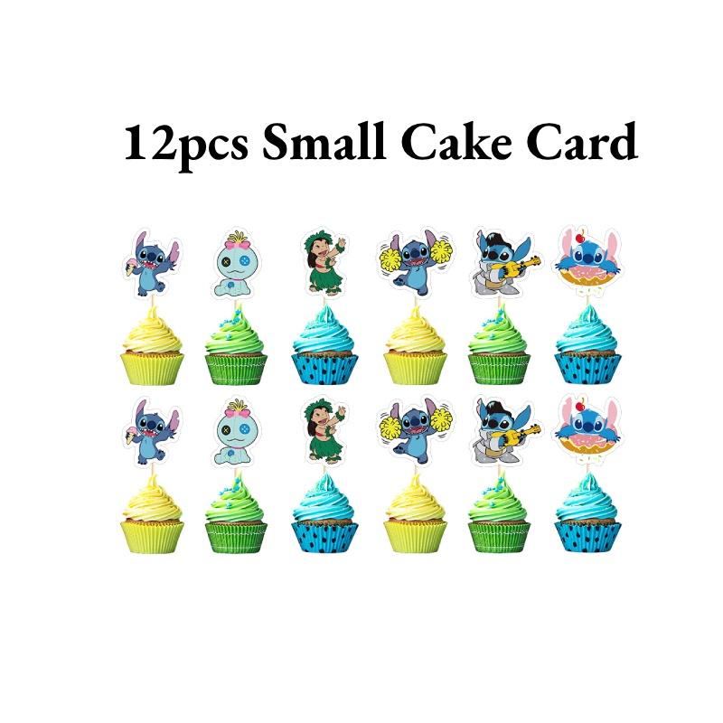 Stitch Theme Party Supplies Set Blue Lilo And Stitch Birthday Decorations