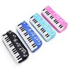 Music Notes Piano Keyboard Pencil Case Pen Bags Large Capacity Stationery Office