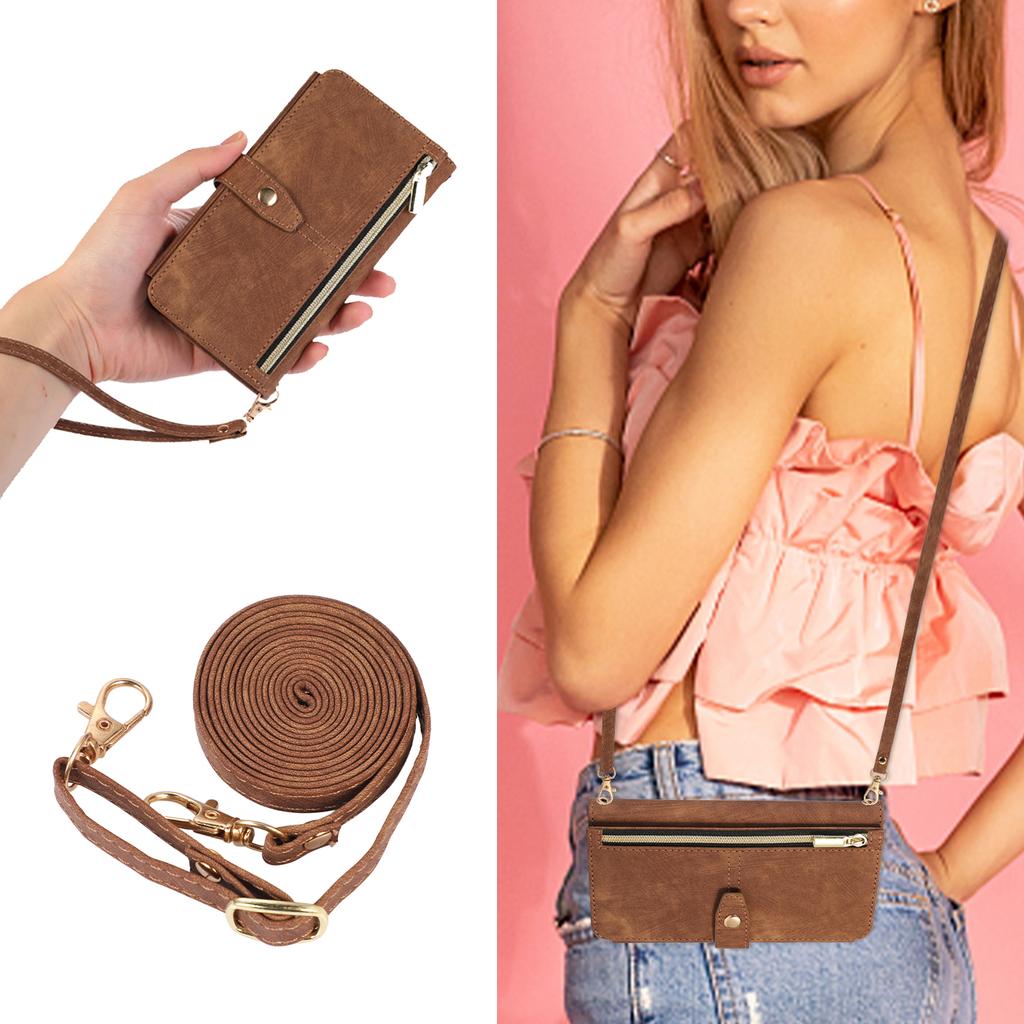 Lanyard Zipper Wallet Leather Case For Xiaomi Redmi Note 11 11s10s Pro 9 9C 12T 11T 10T Pro POCO X3 NFC Cover 9 Cards Holder