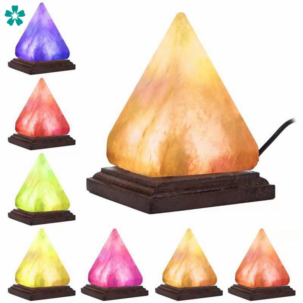 Pyramide natürliche Himalaya-Luftreiniger Salzlampe ionische Bergkristall-Nachtlichter