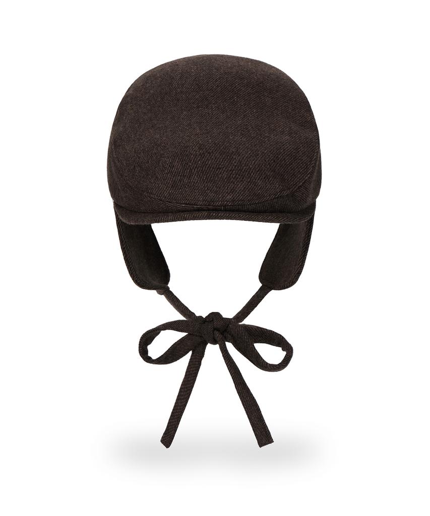 Bajal Va Embroidered Fly Hunting Cap Brown
