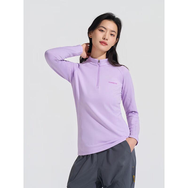 TOREAD Unisex Long-Sleeve Stand-Collar T-Shirt M