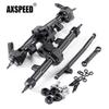 AXSPEED Front Rear Aluminum Alloy Portal Axle for Axial SCX24 Deadbolt Wrangler C10 Gladiator Bronco 1/24 RC Car Upgrade Parts