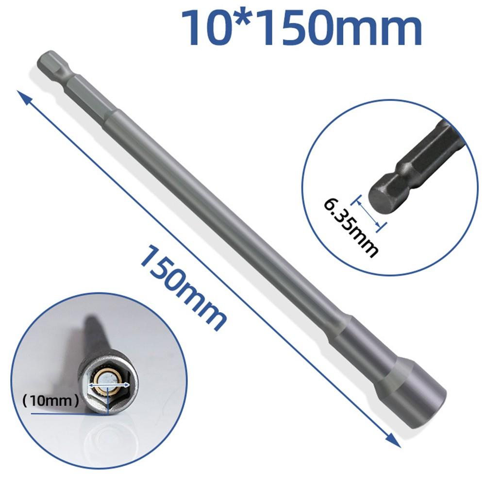 Drill Bit Extension Hexagon Nut Driver Socket Wrench Adapter