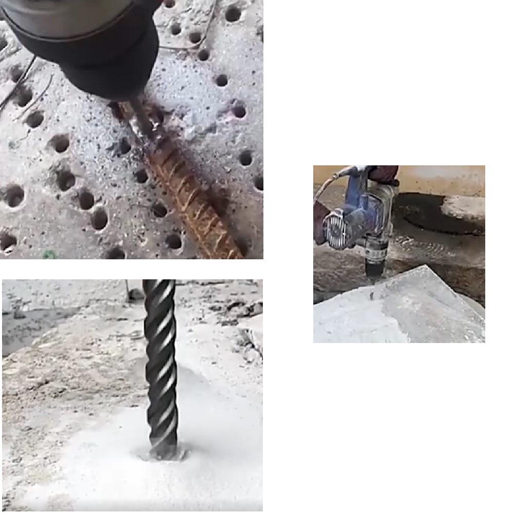 Drill Bit Spare Parts Square Shank 150mm 6-16mm Accessories