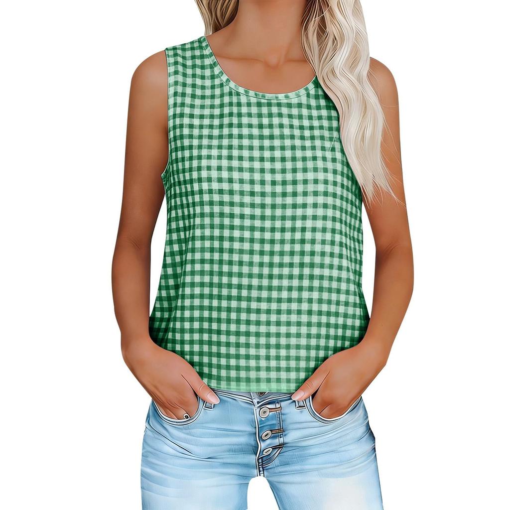 Damenmode Lässig Ärmellos Sexy Tanktop T-Shirt Top