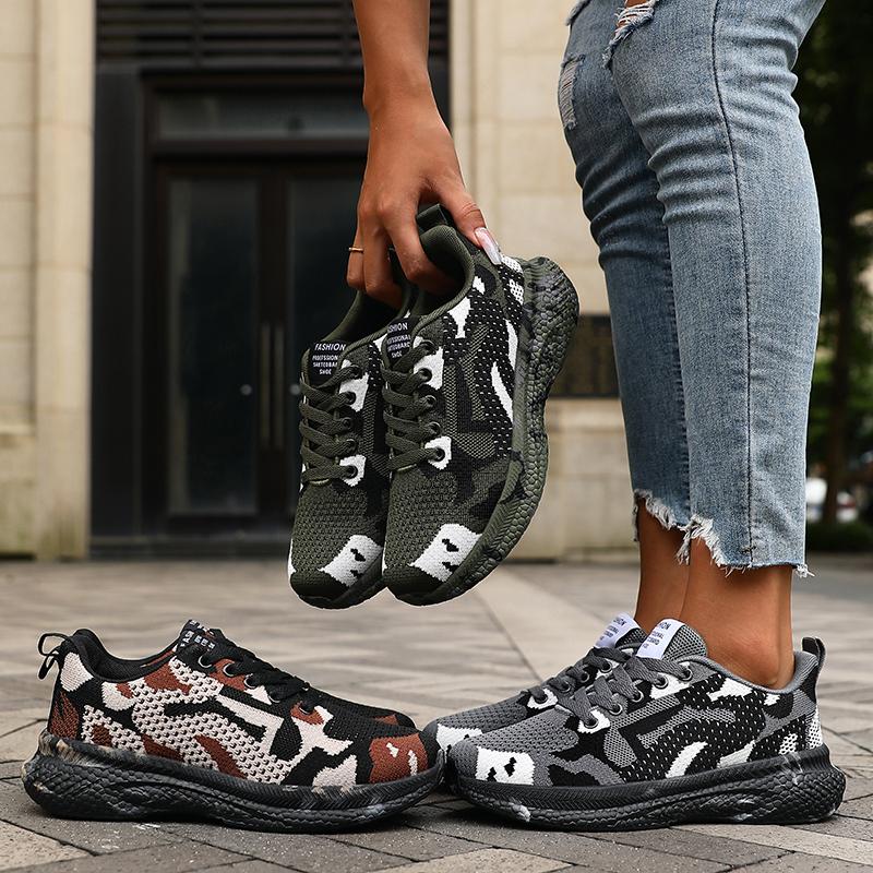 2025 New Men Camouflage Sports Shoes Anti Slip Shock-absorbing Running Shoes Ideal Choice for Outdoor Exploration Daily Exercise
