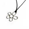 Large Hollow Flower Pendant Charms for DIY Craft Jewelry Making Supplies 48x42mm