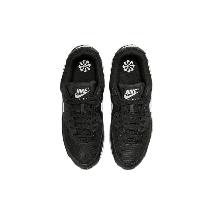 Nike Air Max 90 Siyah Beyaz Kadın Spor Ayakkabıları DH8010-002