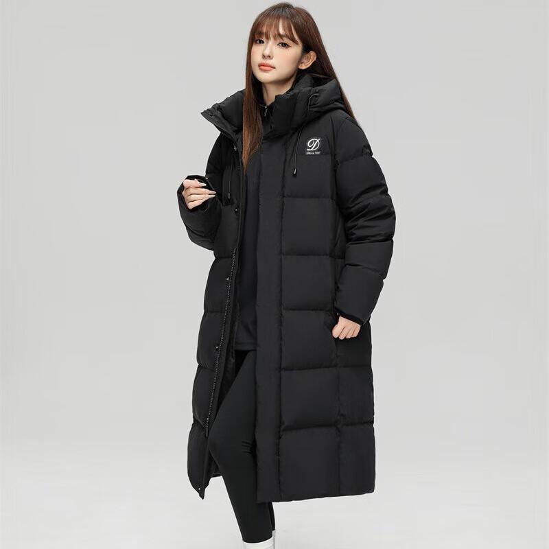 

YAYA Унисекс Длинный Пуховик с Капюшоном Ниже Колена L