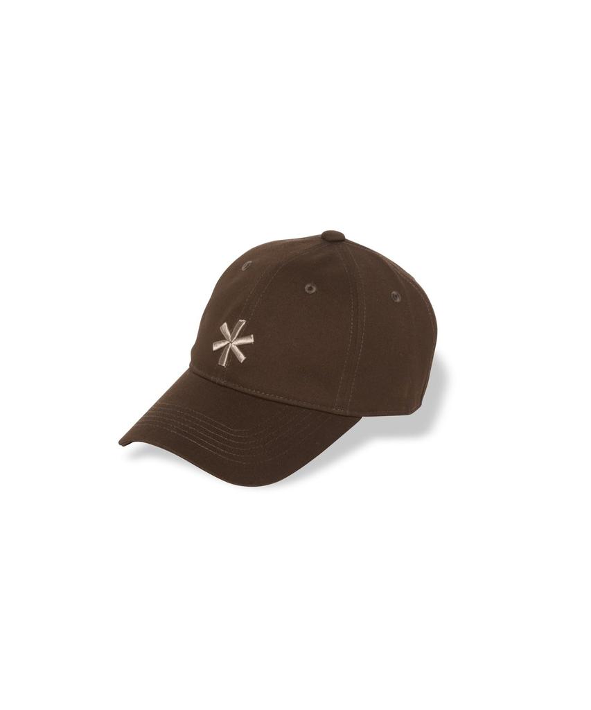 Asterisk DUNKLBRAUN 1 [Snow Peak] Kappe, Kappe, Hut, Logo, Unisex,