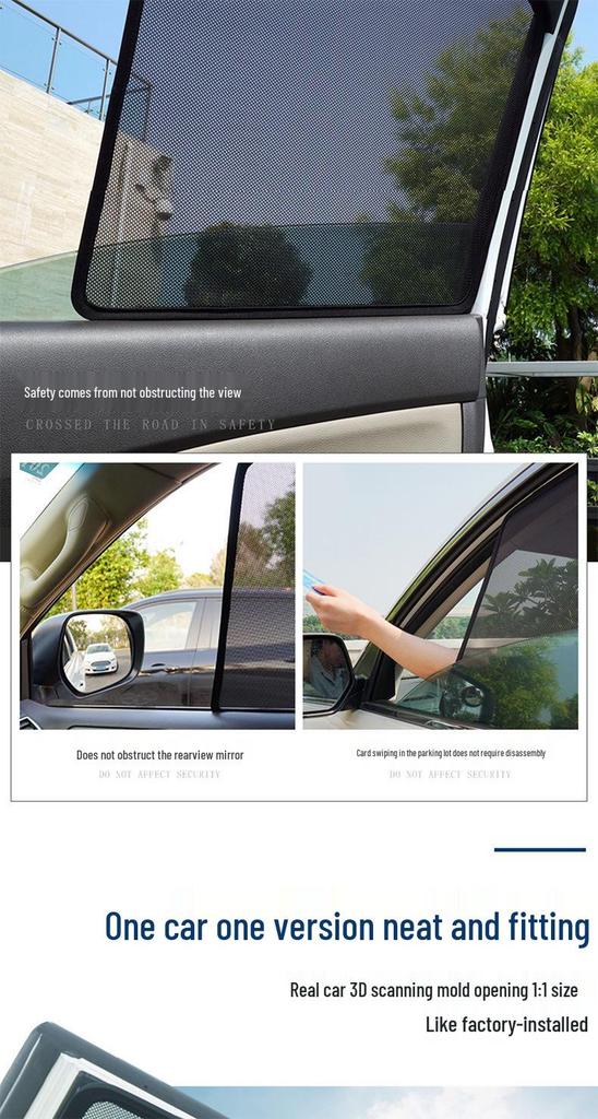 Changyu An Magnetic Mesh Heat Insulation Car Window Sunshade S05/L06/S7/S09/G318