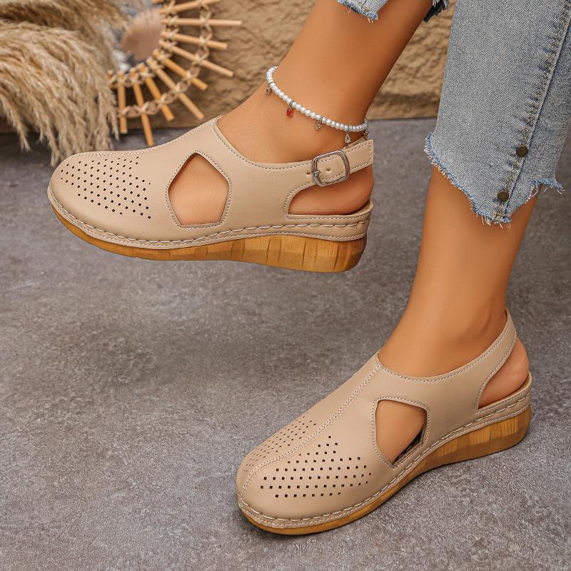Women's Comfortable Wedge Sandals Summer Sandals Comfortable and Lightweight Casual Beach Shoes Large Size