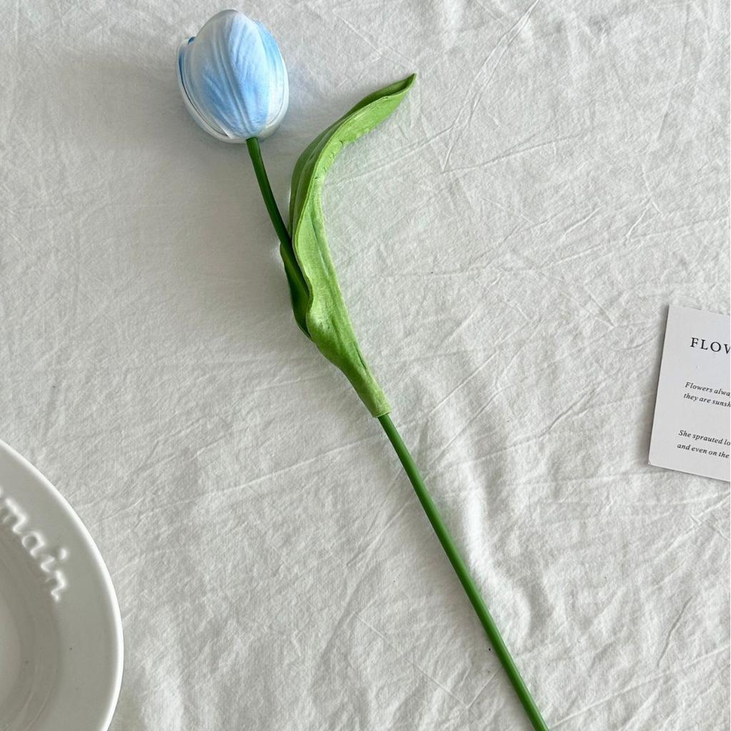 Simulated Tulip Decorations Flower Ornaments Bouquets High-End Realistic Fake Flowers Weddings Cake Photography Props