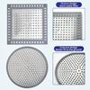 Pack of 2 Hair Catcher Drain Cover 5inch rustless Construction Sink Catches Standard Fit for Sink Tub Shower Applications