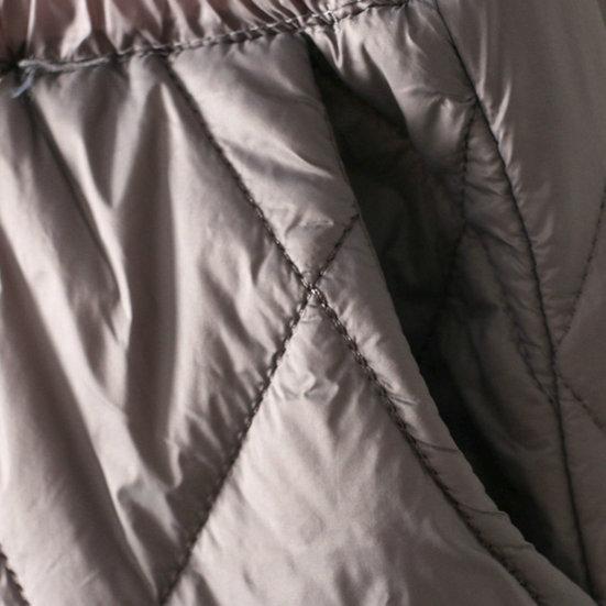 Women Winter Pants High Elastic Waist Thick Padded Solid Color Loose Soft Ankle-banded Casual Pockets Lightweight Lady Down Trousers