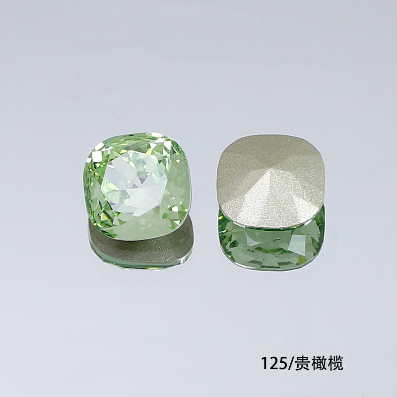 10Pcs Crystal K9 Glass Drill Tip Bottom Drill Fat Square Special-Shaped Nail Drill Clothing Accessories