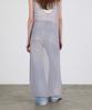 Leuba Sheer Layered Maxi Dress - Lilac Gray