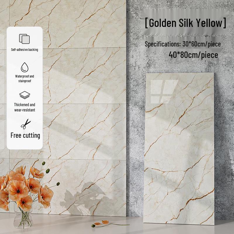 3D Waterproof Oil-Proof Tile Sticker for Kitchen and TV Wall Renovation.