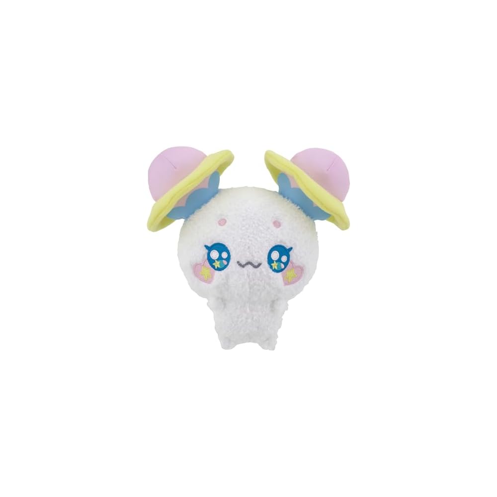 

Bandai Puchikyua Plush Toy with Puchikyua Initial Sticker Vol. 2 - Soft, Collectible, Cute Plush Figure