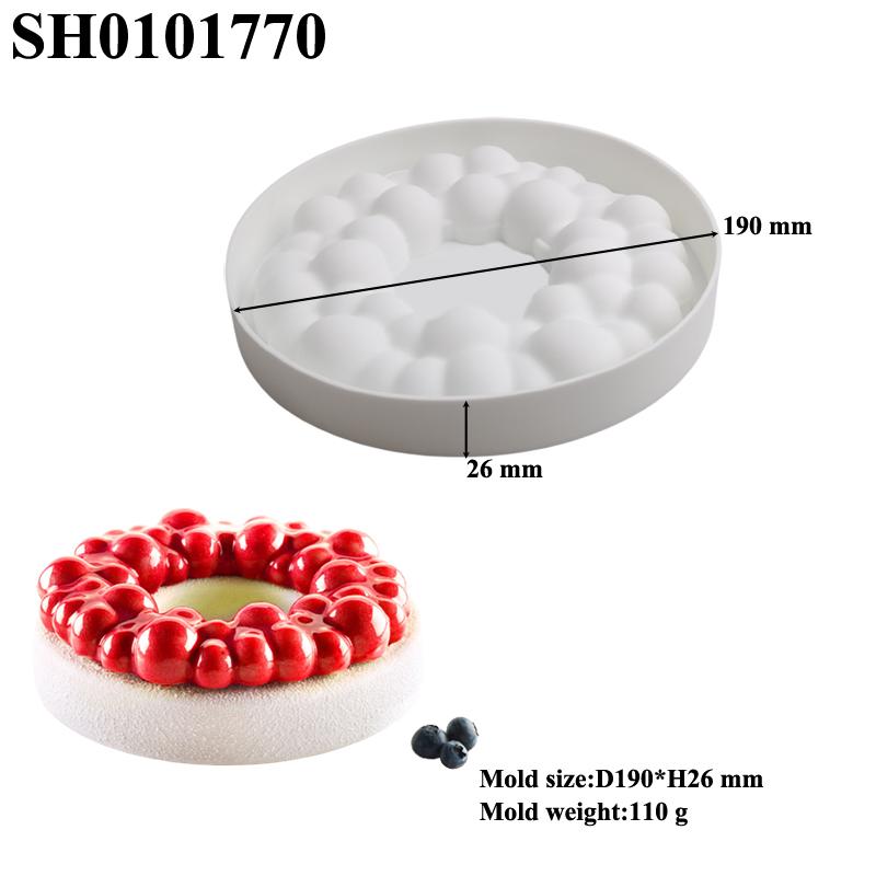 

Круглые пузырьковые формы для украшения десертов, силиконовые формы для пончиков, круглая кольцевая форма для торта, набор посуды для выпечки, кухонные принадлежности