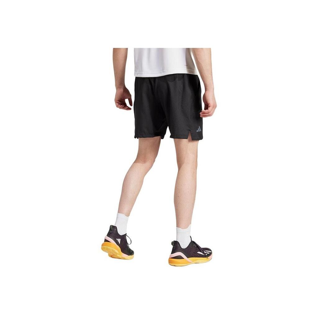 Adidas Logo Print Casual Sports Shorts Men Bottoms Black IW6249