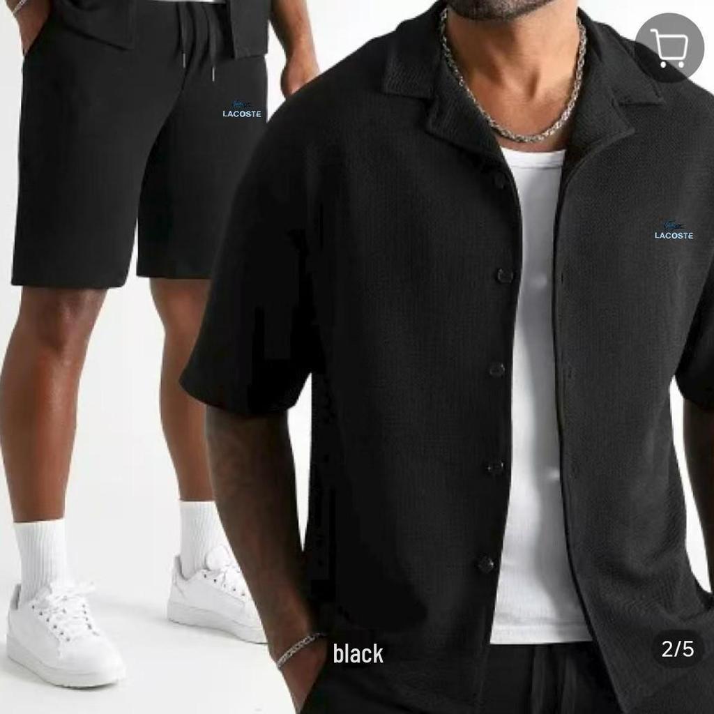 Men's Fashion 2026 Spring/Autumn Wrinkle-Resistant Checked Jacket & Long Pants Set