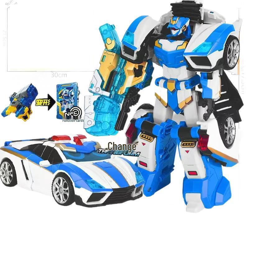 Karteikarten-Kämpfer: Mächtiger Sturm Elektrischer Mecha Puzzle