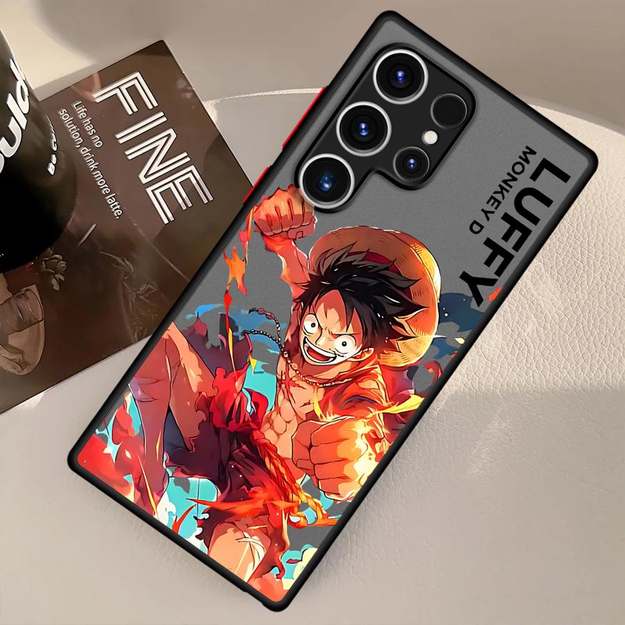 Anime Luffy One Piece Case for Samsung Galaxy S23 FE S22 S24 Plus S20 FE S25 Ultra Note 20 Ultra 10+ S21 S26 Funda Back Phone