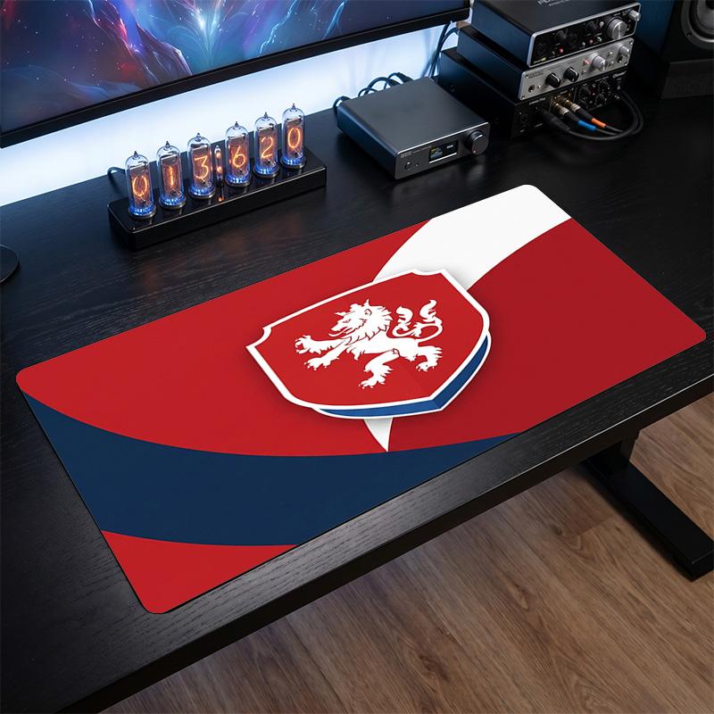 Republi Football Crest Mouse Pad, Extended Non Slip Rubber Desk Mat for Gaming Office Laptop Fan Gift