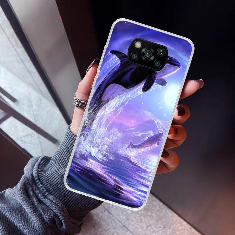 

Sea Orcinus Orca Phone Case for Xiaomi Poco F7 Ultra X7 X6 X5 Pro X4 Gt M8 M7 Redmi 15 15C 13 13C 12 12C Soft Cover Fundas Poco Redmi 13C