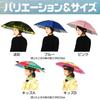 CAWKAY Umbrella for Foldable UV Leisure Fishing Umbrella Foldable Head, Parasol, Protection, Hat, Umbrella, Hat, (Camouflage (65cm))