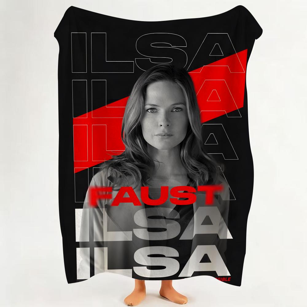 

Movie M Mission I Impossible Flannel Blanket Suitable for Sofa Living Room Bedroom 75cmx90cm