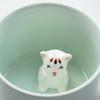 3D Cat Ceramic Mug with Animal Inside, Dog Figurine, Coffee Cup, Tea Milk Cups, Funny Cartoon Animal, Unique Birthday Gift