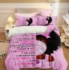 Bedding Digital Printing Three-Piece Set African Girl Pattern Printing Quilt Cover Home Textile Batch