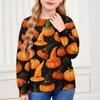Halloween Day Sweatshirts For Children Boys And Girls Knit Sweater Cute Shirt Fall Crewneck Pullover Tops
