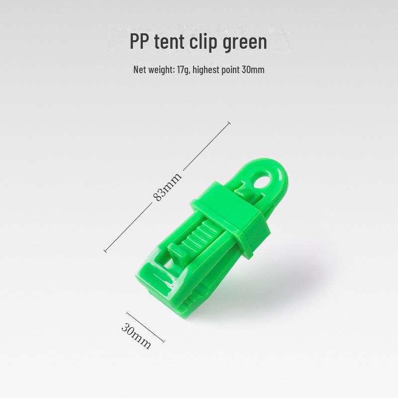 Ultra-Light Windproof Plastic Clips for Camping Tents and Canopies