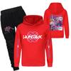 Children's Hooded Top And Pants Two-piece Tracksuit Set Long-sleeved Printed Sweatshirt Set