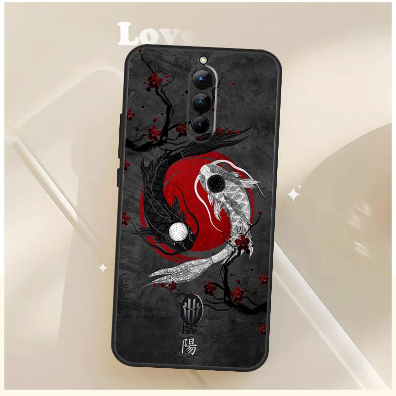 

Red Sun Japanese Anime Case For ZTE Nubia Red Magic 10 Air 5G 6R 6S 7S 6 7 Pro RedMagic 10 9 8 9S 8S Pro Plus Cover Red Magic 6Pro