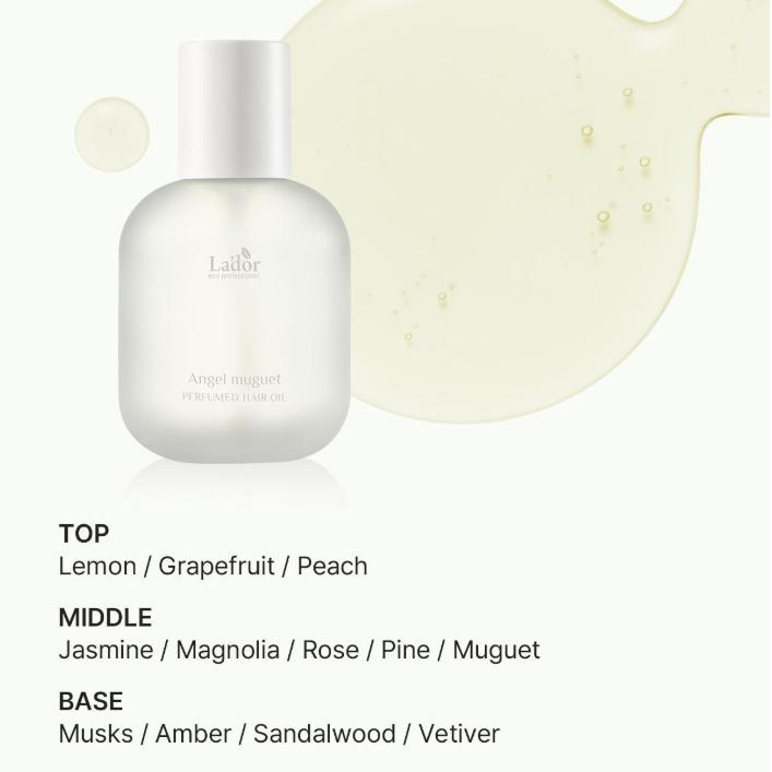 [Lador] BTS JIMIN Pick Perfume Hair Oil Set (80ml + 10ml Mini) - [K-BEAUTY] Niche Scent & Silk Care