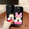 M-Minnie M-Mickey For iPhone 17 16 15 14 13 12 11 Pro Max Plus Phone Case Covers