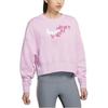 Nike Sweatshirts Women's Pink Crew Neck Moderate Regular DJ4136-621