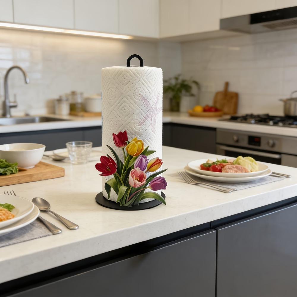 Tulpen-Taschentuchhalter Ohne Bohren zu befestigen, Perfekt für Feiertagsfeiern und als festliche Dekoration zum Muttertag